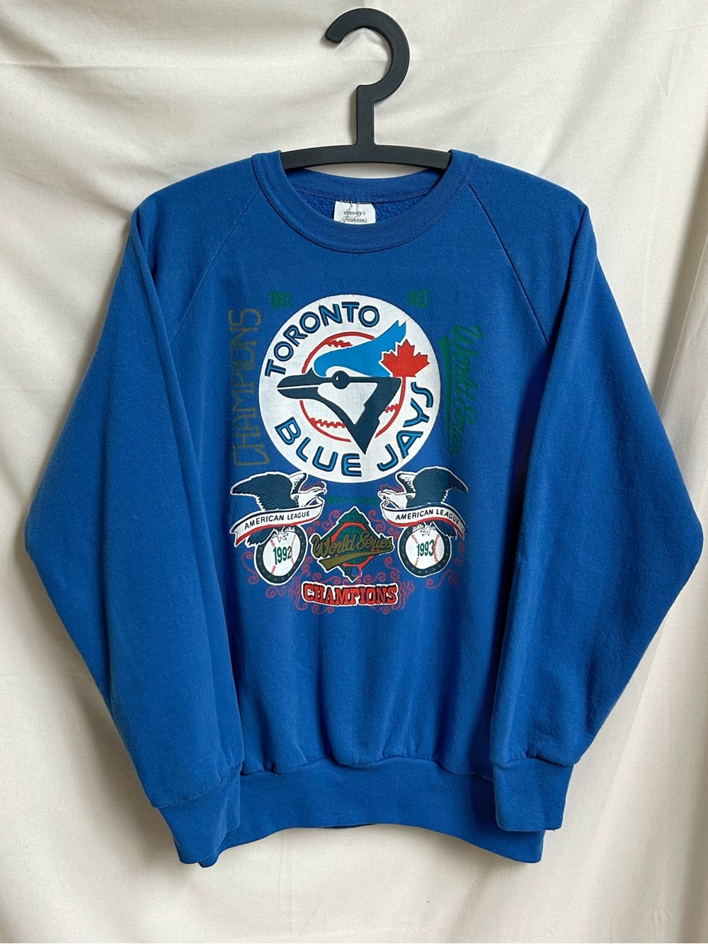 90s vintage Toronto Blue Jays World Series sweatshirt 1992 1993 champions
